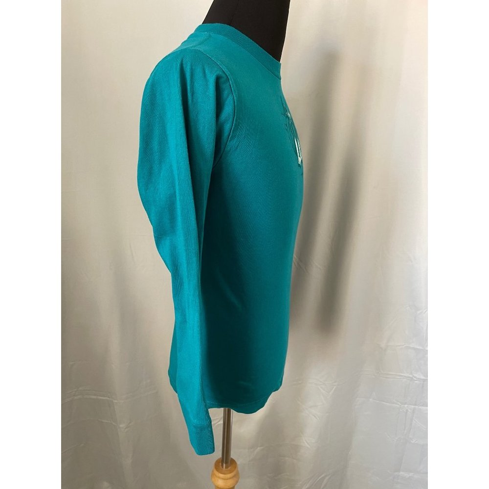 O'Neill Men's Teal Long Sleeve "O'Neill" Front Graphic Tee - Picture 9 of 9